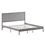 Flash Furniture Kingston Gray Platform Bed with Wooden Slats and Headboard, King (MG09003KBKGW)~#|#~sp209870885_sc7