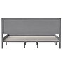 Flash Furniture Kingston Gray Platform Bed with Wooden Slats and Headboard, King (MG09003KBKGW)~#|#~sp209871247_sc7