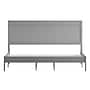 Flash Furniture Kingston Gray Platform Bed with Wooden Slats and Headboard, King (MG09003KBKGW)~#|#~sp209871283_sc7