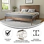 Flash Furniture Asher Light Brown Platform Bed with Wooden Slats and Headboard, King (MG09004KBKOAK)~#|#~sp209872057_sc7