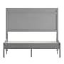 Flash Furniture Kingston Gray Platform Bed with Wooden Slats and Headboard, Full (MG09003FBFGW)~#|#~sp209873916_sc7