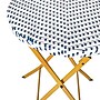 Flash Furniture Rouen Indoor/Outdoor Foldable French Bistro Set, Navy/White/Natural (FVFWA085NVYWHT)~#|#~sp209880074_sc7