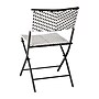 Flash Furniture Rouen Indoor/Outdoor Foldable French Bistro Chairs, Black/White, 2/Pack (2FVFWA086BLKWHT)~#|#~sp209880087_sc7