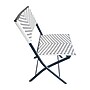 Flash Furniture Rouen Indoor/Outdoor Foldable French Bistro Chairs, Black/White, 2/Pack (2FVFWA086BLKWHT)~#|#~sp209880091_sc7
