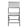 Flash Furniture Rouen Indoor/Outdoor Foldable French Bistro Chairs, Black/White, 2/Pack (2FVFWA086BLKWHT)~#|#~sp209880094_sc7