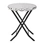 Flash Furniture Rouen Indoor/Outdoor Foldable French Bistro Set, Black/White (FVFWA085BLKWHT)~#|#~sp209880109_sc7