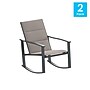 Flash Furniture Brazos Outdoor Rocking Chairs with Flex Comfort Material, Brown, 2/Pack (2FVFSC2315NBRN)~#|#~sp210039526_sc7