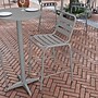 Flash Furniture Lila Indoor-Outdoor Restaurant Bar Height Stool with Slat Back, Silver (TLH015H)~#|#~sp210039537_sc7