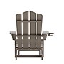 Flash Furniture Newport Adirondack Chair with Cup Holder and Pull Out Ottoman, Brown (LEHMP1044110BR)~#|#~sp210039561_sc7