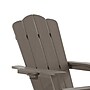 Flash Furniture Newport Adirondack Chair with Cup Holder and Pull Out Ottoman, Brown (LEHMP1044110BR)~#|#~sp210039562_sc7