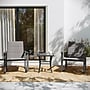 Flash Furniture Brazos Outdoor Rocking Chair Bistro Set with 2 Chairs and Table, Gray/Black (FVFSC2315GRY)~#|#~sp210039599_sc7