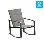 Flash Furniture Brazos Outdoor Rocking Chairs with Flex Comfort Material, Gray, 2/Pack (2FVFSC2315NGRY)~#|#~sp210039621_sc7