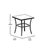 Flash Furniture Brazos Outdoor Rocking Chair Bistro Set with 2 Chairs and Table, Black (FVFSC2315BLK)~#|#~sp210039739_sc7