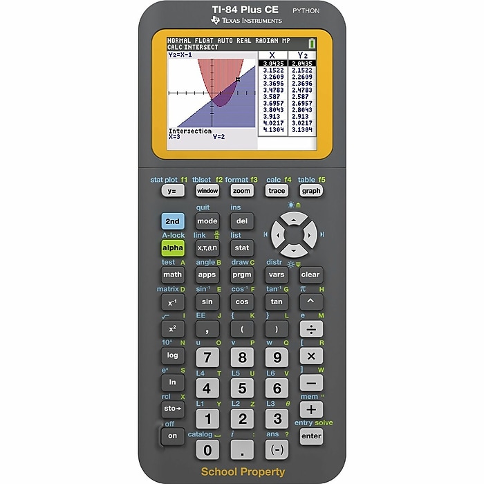 Texas Instruments TI-84 Plus CE with Python 10 Digits Texas Instruments TI-84 Plus CE with Python 10 Digits