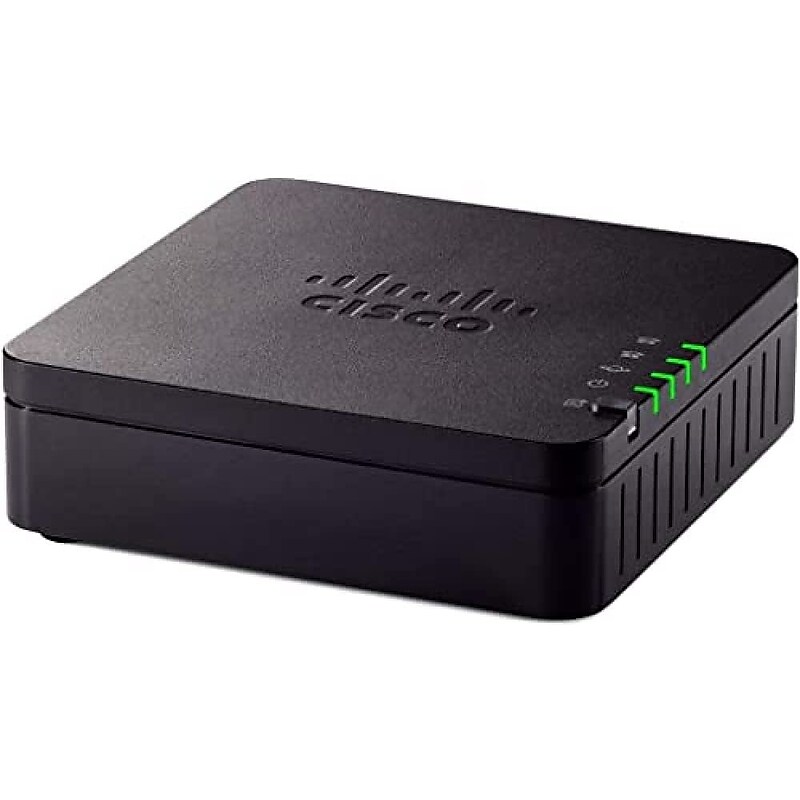 Cisco ATA 192 ATA192-3PW-K9 2-Port Analog Telephone Adapter with Router For Multiplatform image 1