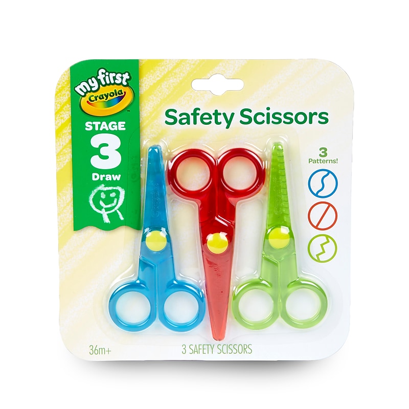 Crayola® My First Crayola® Safety Scissors, 3/Pack (81-1458) image 1