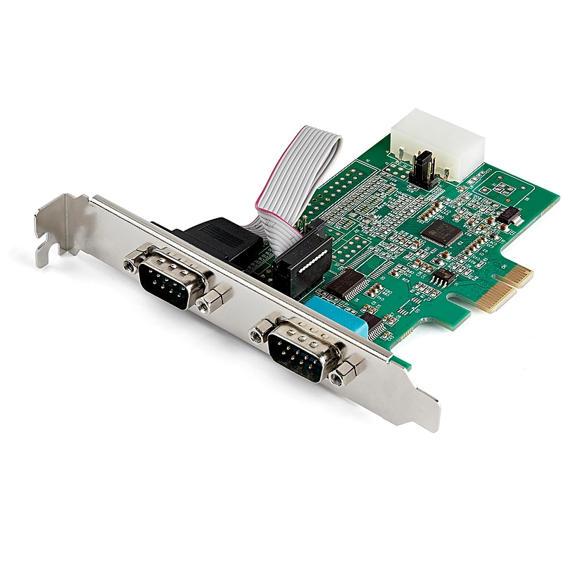 StarTech.com 2-port PCI Express RS232 Serial Adapter Card (PEX2S953) image 1