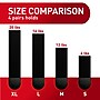 Command Large Hanging Strips, 16 lb., Black, 20/Pack (17206BLK-20NA)~#|#~sp211392753_sc7