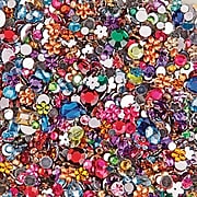 S&S Worldwide Faceted Acrylic Gemstones 1/2Lb Mix (STK-207)