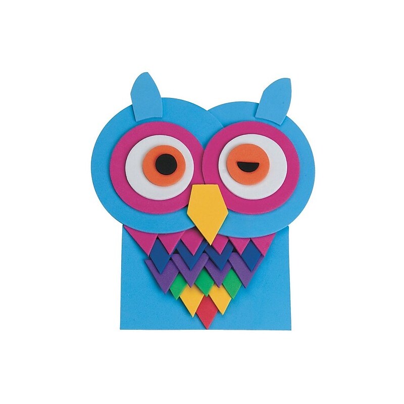 S&S Worldwide, Winking Owl Foam Kit Pk/12, (CE4627) image 1