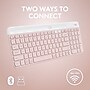 Logitech K585 Slim Multi-Device Wireless Keyboard, Rose (920-011477)~#|#~sp211693404_sc7