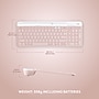Logitech K585 Slim Multi-Device Wireless Keyboard, Rose (920-011477)~#|#~sp211693474_sc7