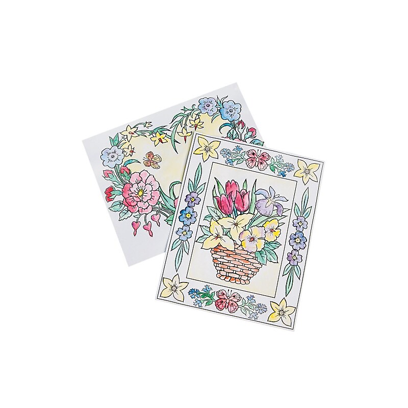 S&S Easy Way Pictures Florals, 24/Pack (GP3225) image 1