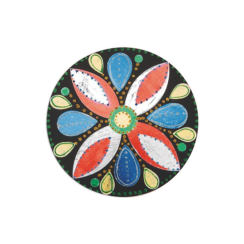 S&S Worldwide Foil Leaf Mosaics Craft Kit, 12/Pack (CF-14097) image 1
