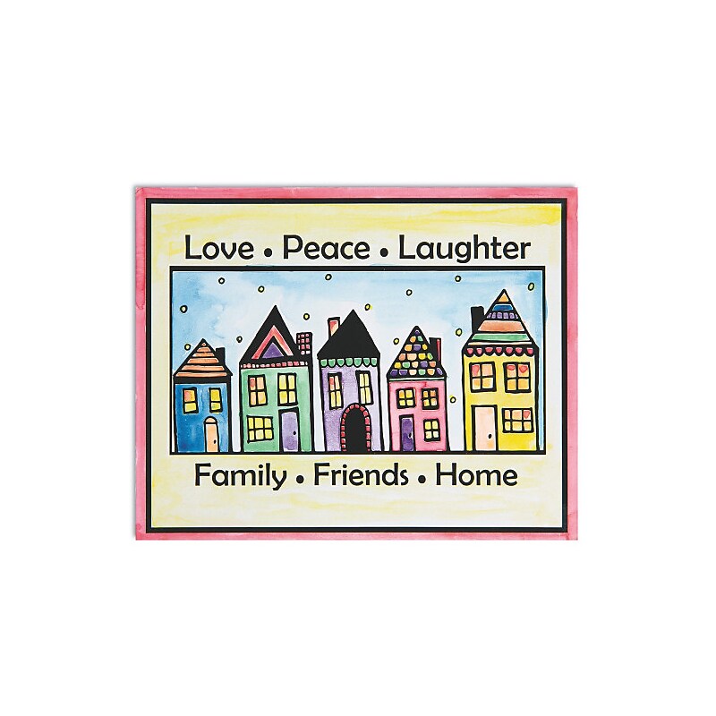 S&S Easy Way Pictures Love Peace Laughter (GP3258) image 1