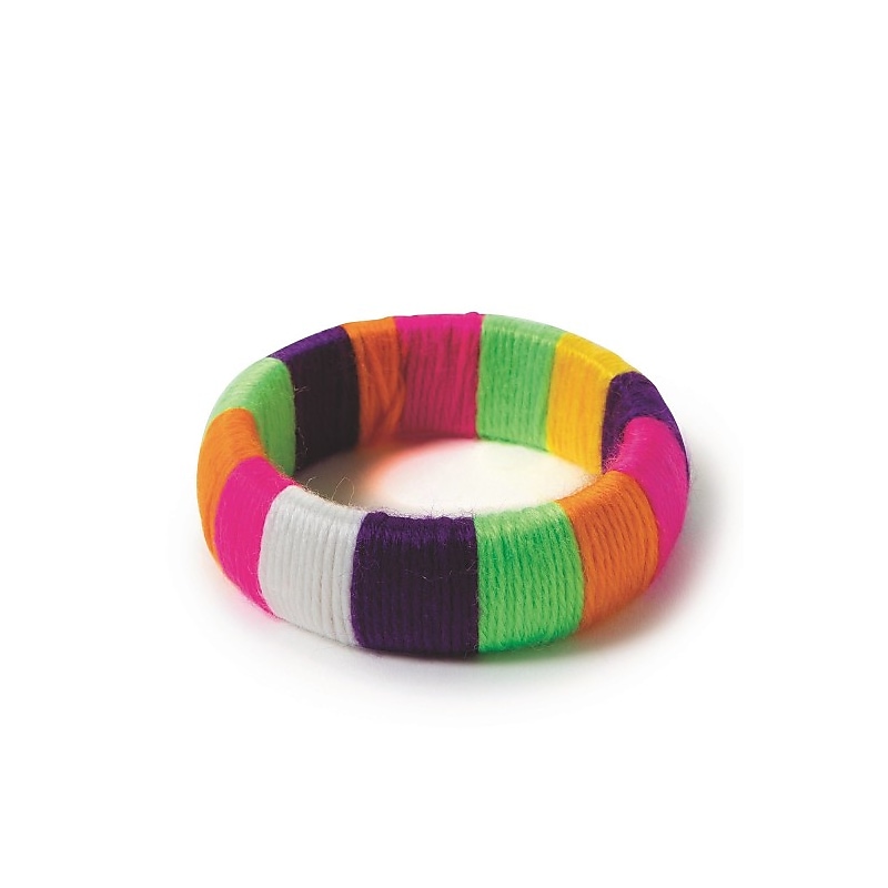 S&S Yarn Bangle Bracelets, 12/Pack (CF-14085) image 1