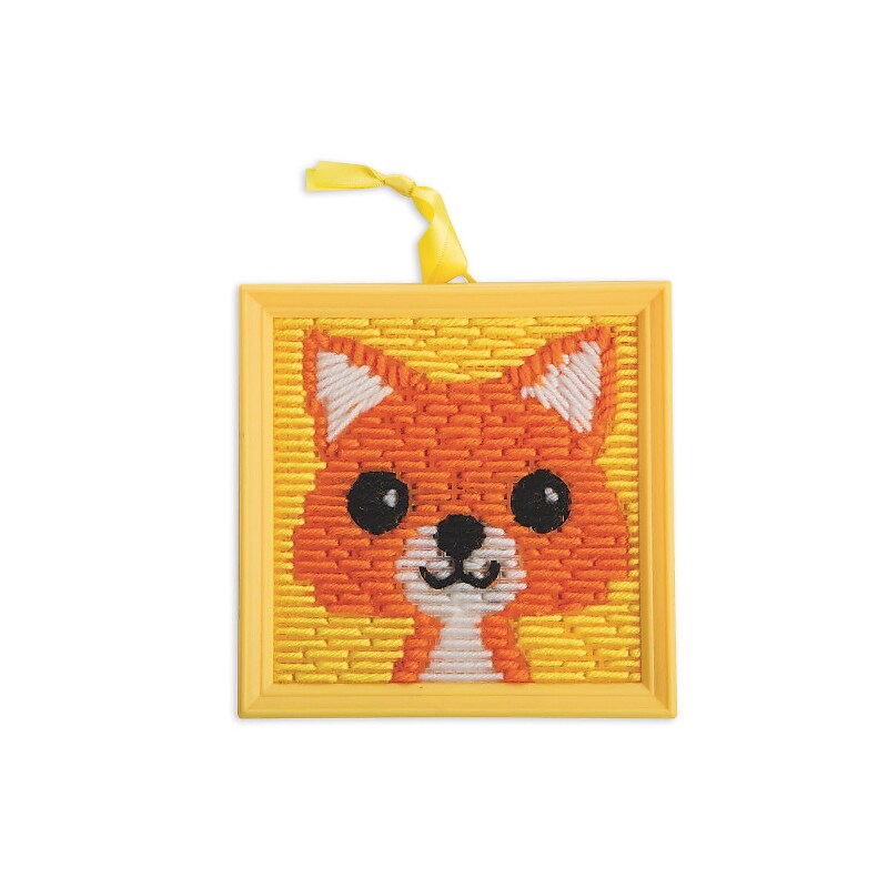 S&S Worldwide Fox Needlepoint Craft Kit, 12/Pack (CF-14101) image 1