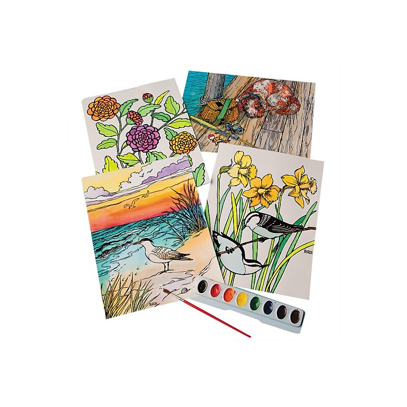 S&S Watercolor Velvet Art Posters, 24/Pack (PS1395) image 1