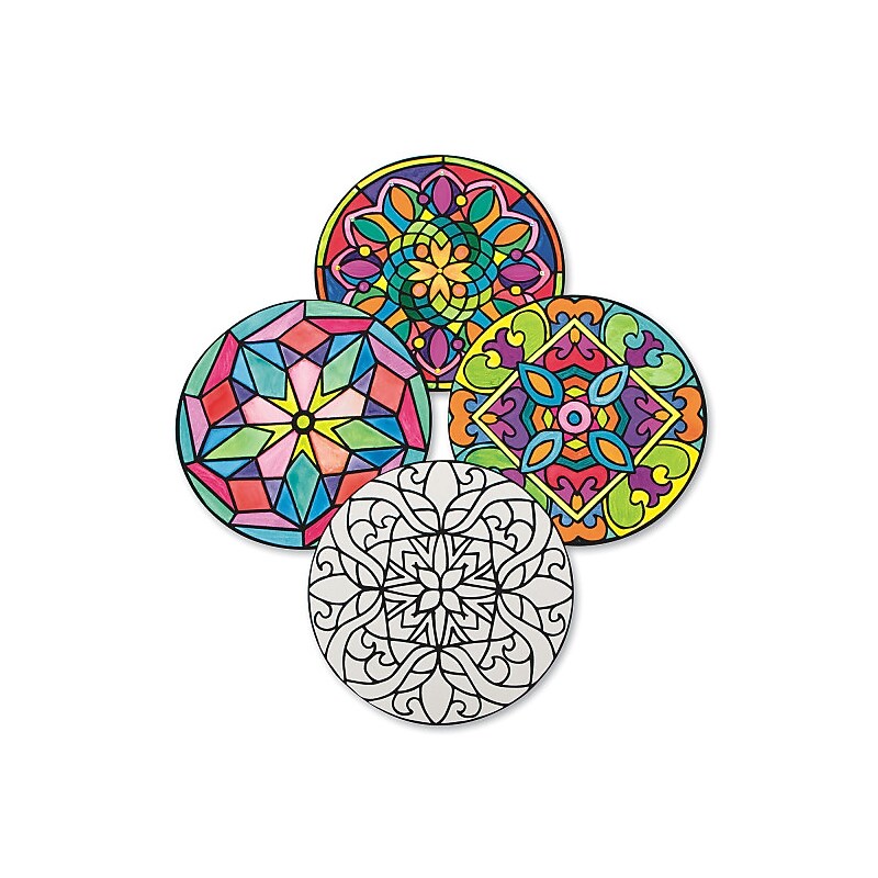 S&S Velvet Art Mandalas, 40/Pack (PS1400) image 1