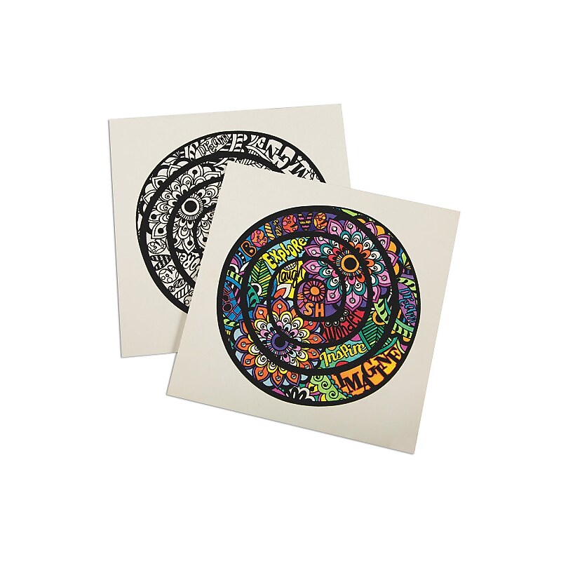 S&S Worldwide, Velvet Inspiration Mandala, Craft Supplies, (PS1420) image 1