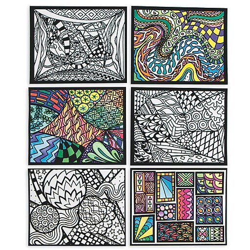 S&S Worldwide, Abstract Velvet Art, (PS1421) | Staples