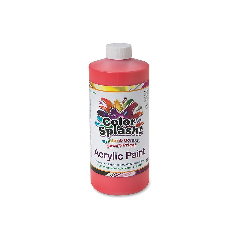 Wing Art Supplies Co Ltd, Acrylic Paint 32 Oz Red, (PT3362001) image 1