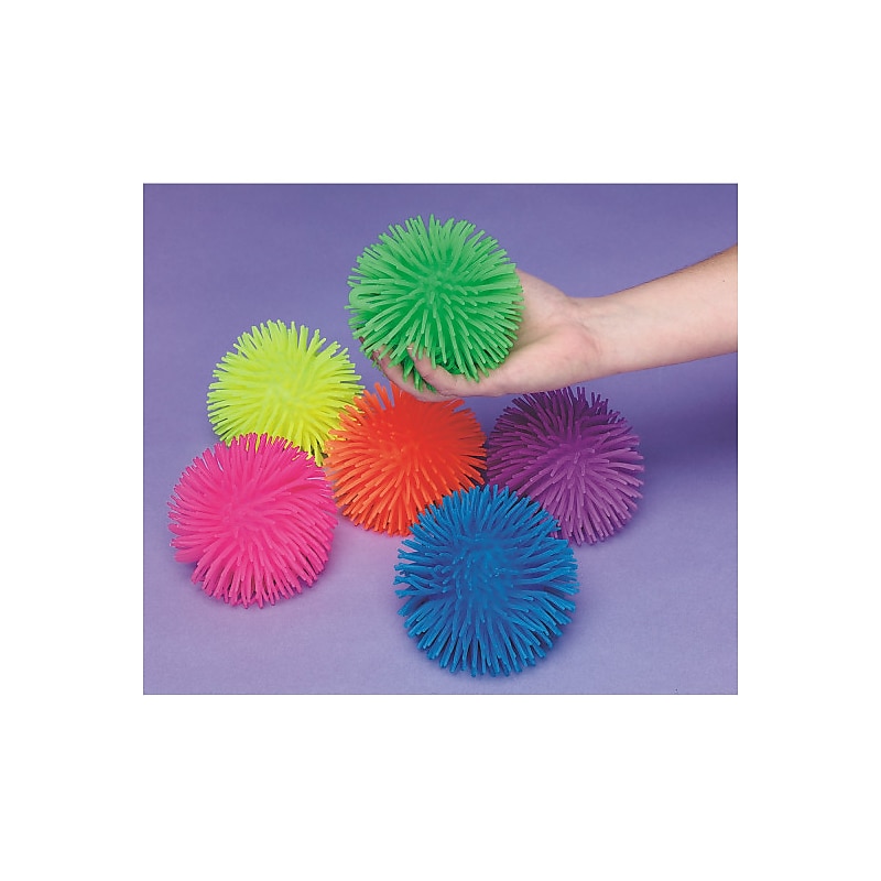 S&S Worldwide Puffer Balls, Assorted, Pack of 6 (TB100-388) image 1