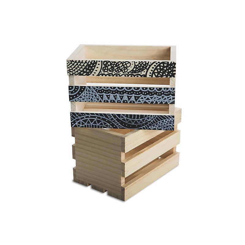 S&S Small Wood Crate, 6/Pack (WD7616) image 1