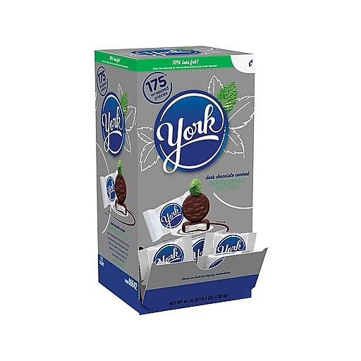 York Peppermint Patties Peppermint Dark Chocolate Candy Bar