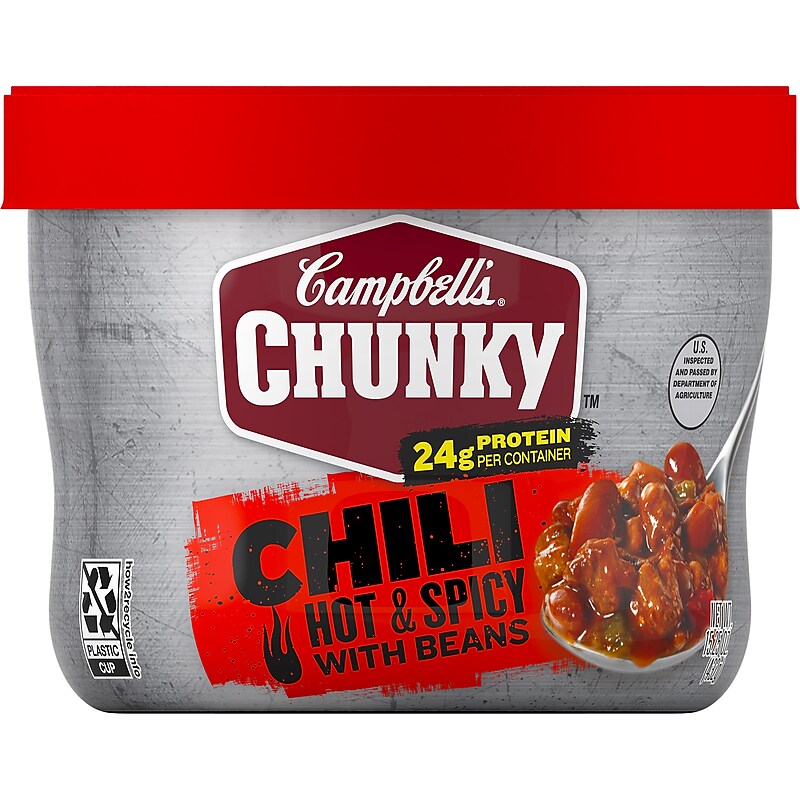 Campbell's Spicy Chili Soup, 15.25 oz., 8/Box (351-00013) image 1