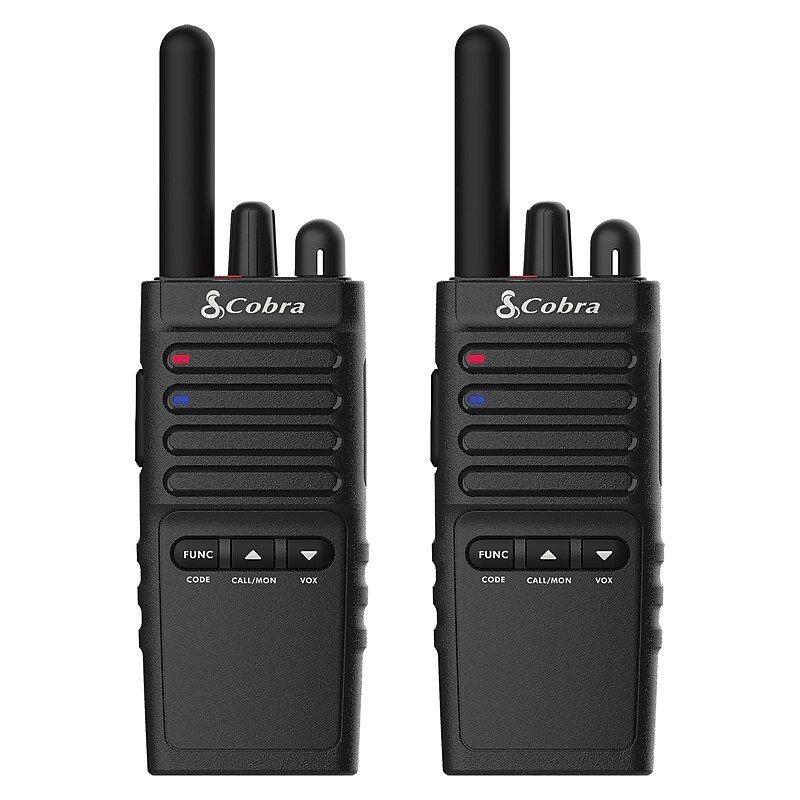 Cobra Pro Business 42-Mile Range 2-Way Radios, Black, 2/Pack (PX650) image 1