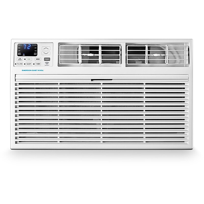 Emerson Quiet Kool 8,000 BTU 115-Volt SMART Through-the-Wall Air Conditioner with Remote, Wi-Fi Enabled (EATC08RSE1T) image 1