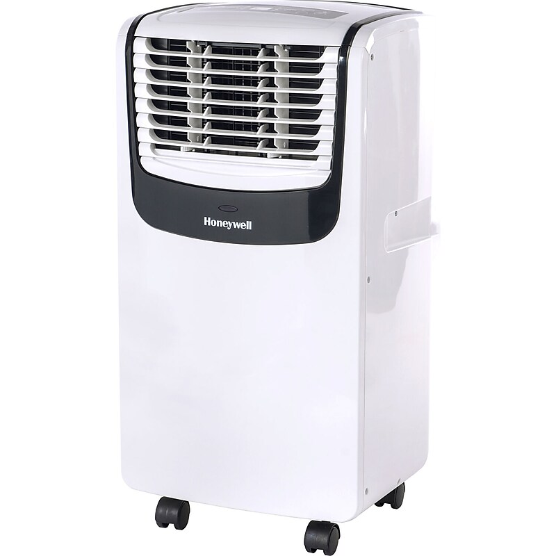 Honeywell 9,100 BTU (ASHRAE)/6,100 BTU (SACC) Portable Air Conditioner White/Black (MO08CESWK6) image 1