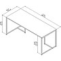 Bush Business Furniture Method 72"W Table Desk, White (KI70207K)~#|#~sp21337196_sc7
