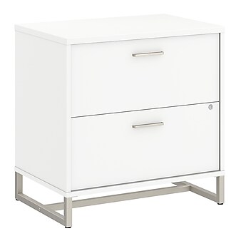 Office by kathy ireland® Method Lateral File Cabinet - Assembled, White (KI70204SU)