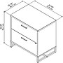 Bush Business Furniture Method 2 Drawer Lateral File Cabinet, White (KI70204SU)~#|#~sp21339551_sc7