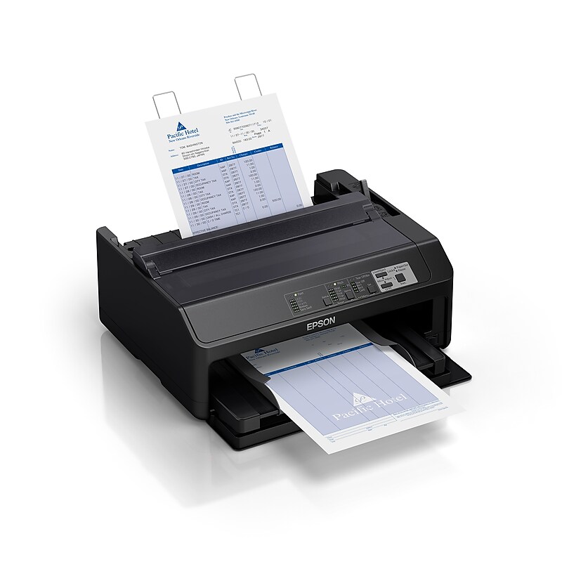 Epson FX-890II USB/Parallel Impact Monochrome Dot Matrix Printer, Black (C11CF37201) image 1