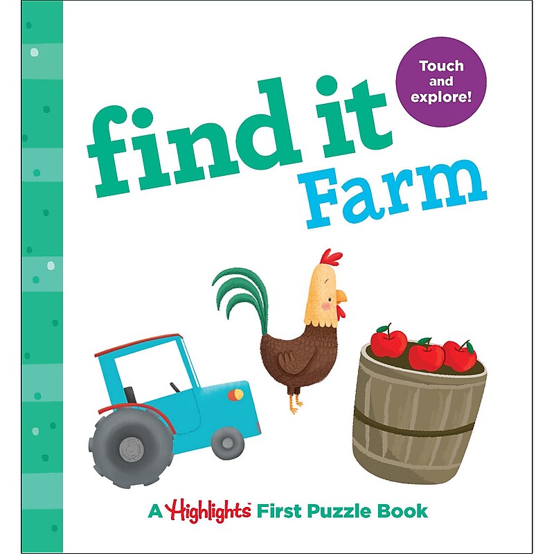 Highlights Find It Farm Board Book (HFC9781684372539) image 1