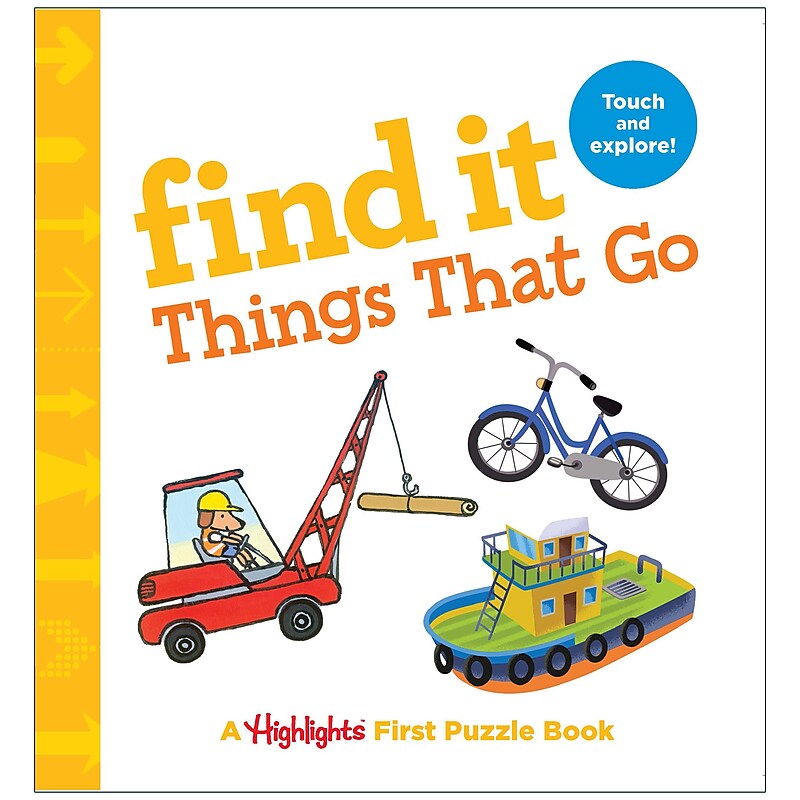 Highlights Find It Things That Go Board Book (HFC9781684372546) image 1