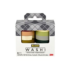Scotch Washi Solid Earth Washi Tape, 0.39
